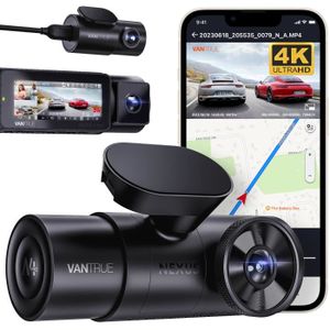 BOITE NOIRE VIDÉO VANTRUE N4 Pro 4k Caméra de voiture à 3 canaux Wif