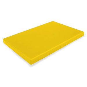 PLANCHE A DÉCOUPER Planche a découper en PEHD jaune - 60 x 40 cm