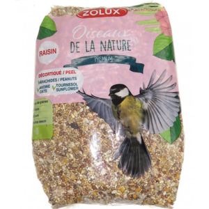 Mélange graines oiseaux de la nature sac 12kg Zolux