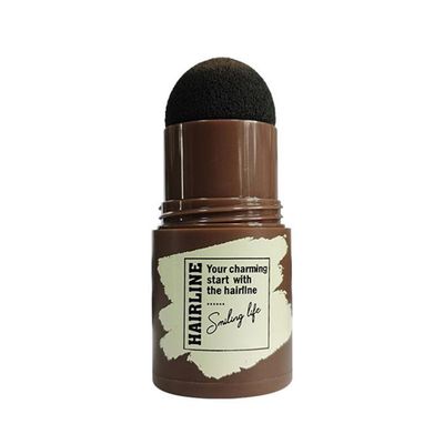 Poudre Densifiante Cheveux TOP**k - Kératine, Fibres Naturelles, Châtain Foncé 27,5g
