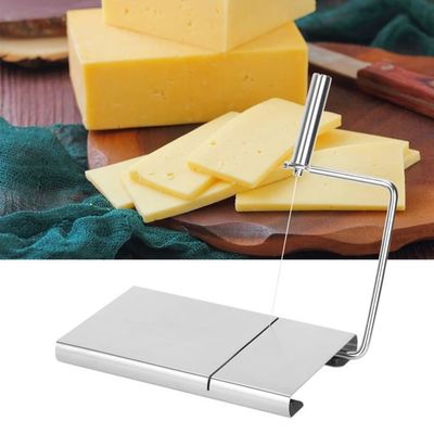 Sonew Coupe-fromage Coupeur de beurre de jambon de fromage d'acier  inoxydable de ménage avec Accesso de cuisine de fil de coupe