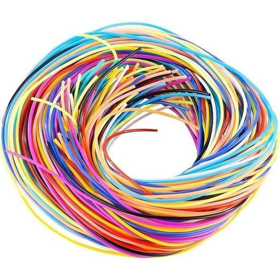 Kit 30 Fils Scoubidou Fluorescents 80cm - Effet Lumineux Dans Le Noir