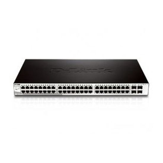 D-LINK Switch Smart+ 48 ports - DGS-1210-52 - 10/100/1000Mbps + 4 ports combo 1000Base-T/SFP
