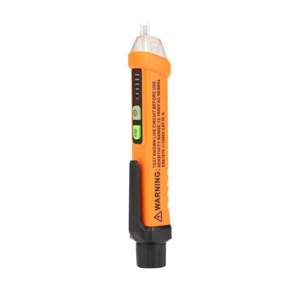 Duokon Stylo de testeur de tension PEAKMETER PM8908C Stylo testeur de ...