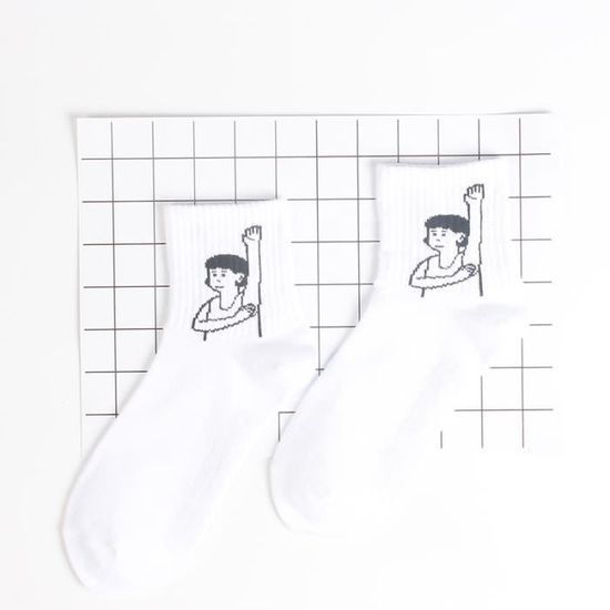 10 Paires Chaussettes Coton Dessin Animé Tout-Petits - Garçons Filles 1-10 Ans
