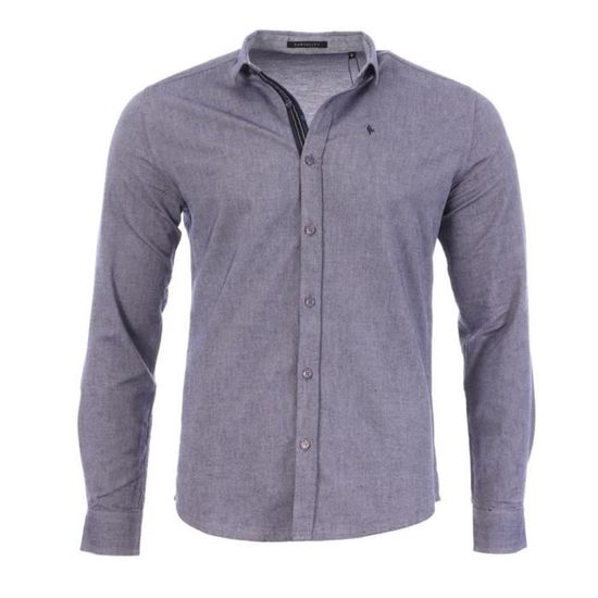 Chemise Homme Chevignon à Rayures Avec Broderie - Taille M, 100% Coton - Occasion Très Bon état