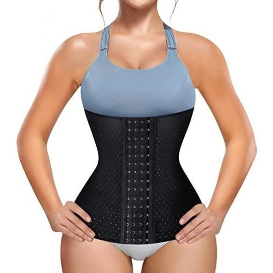 Corset Femme Ventre Plat SUIUOI 2PCS Femme Corset Minceur Lingerie