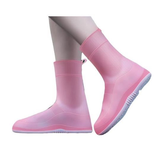 Couvre-chaussures de pluie en silicone anti-dérapant imperméables, couvre- chaussures de protection (Blanc M ） HB035 - Cdiscount