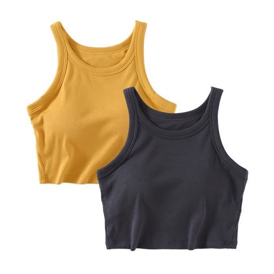 Ensemble Short Et Crop Top Anime WANHONGYUE - Survêtement 2 Pièces Pour Femme Sport été