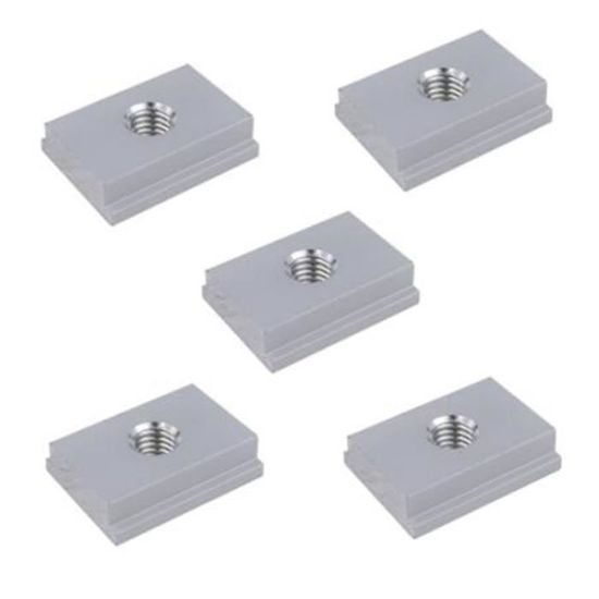 Butée Stop Rail En T 30# & 45# Alliage Aluminium – Accessoire Menuiserie Précis