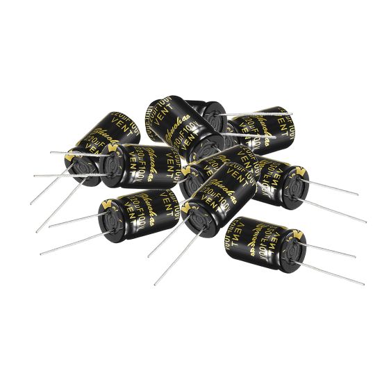 Elektrolytkondensator 220uF 100V – 10 Stück Radial Aluminium Für Elektronik-Reparatur