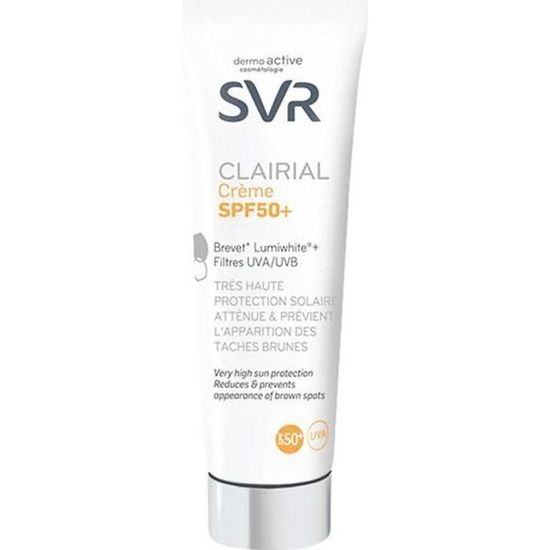 SVR Clairial Crème Solaire AntiTaches SPF50+ 50ml Cdiscount Au quotidien