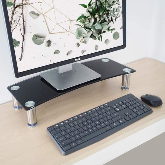 WALI Support Ecran PC 2 pour Moniteurs de 13-32 Pouces, Support Double