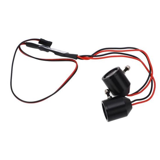 Phare LED Pour Voiture RC échelle 1/10 - Lumière Blanche - Alimentation Par Récepteur