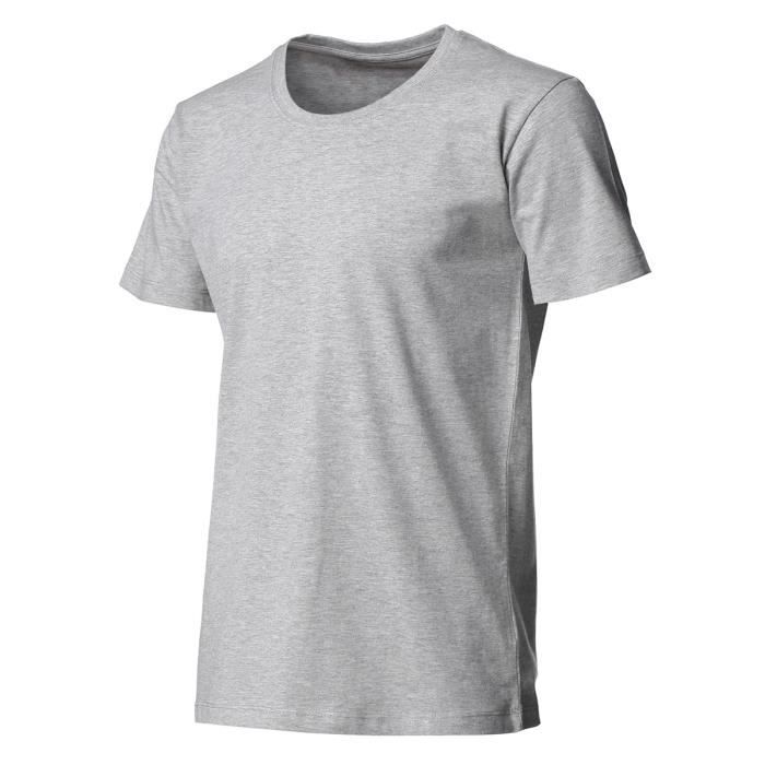 Tee shirt homme uni col rond Clearance