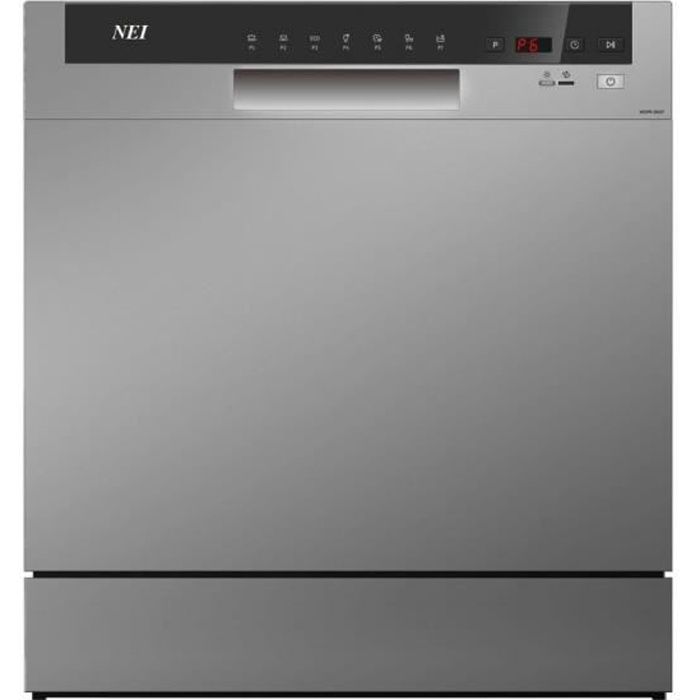 Lave-vaisselle compact NEI NDW8S-3802FS, A+, argent
