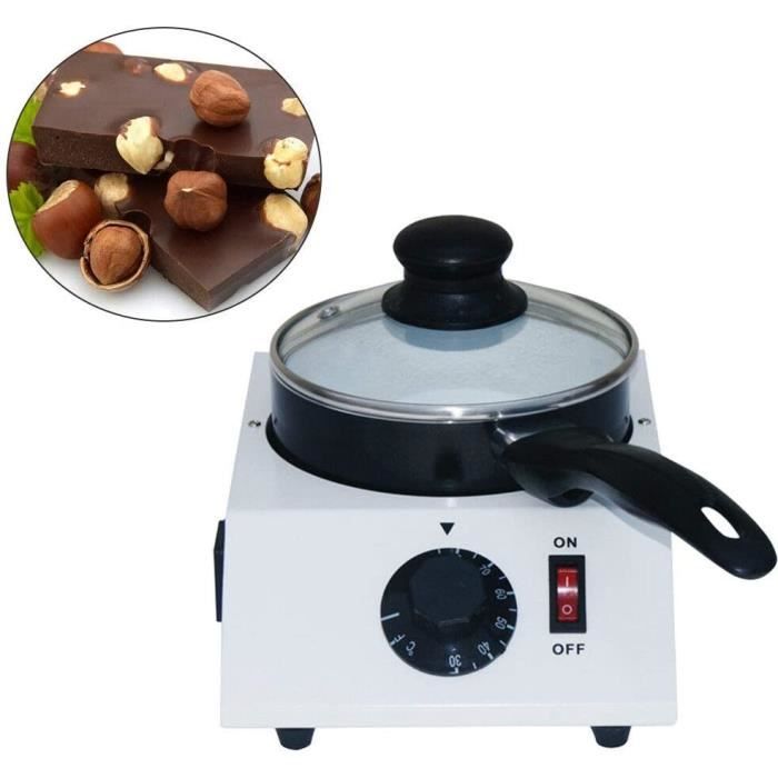 Machine à fondre au chocolat électrique Machine à faire fondre le chocolat avec pot en céramique