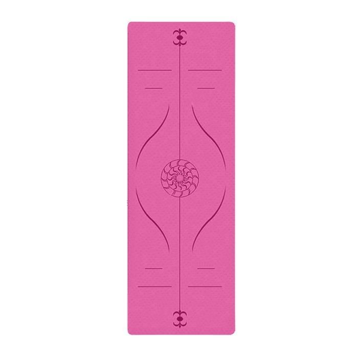 Tapis de yoga Classic Pro Tapis de yoga TPE Tapis d'exercice antidérapant écologique Tapis de yoga 23