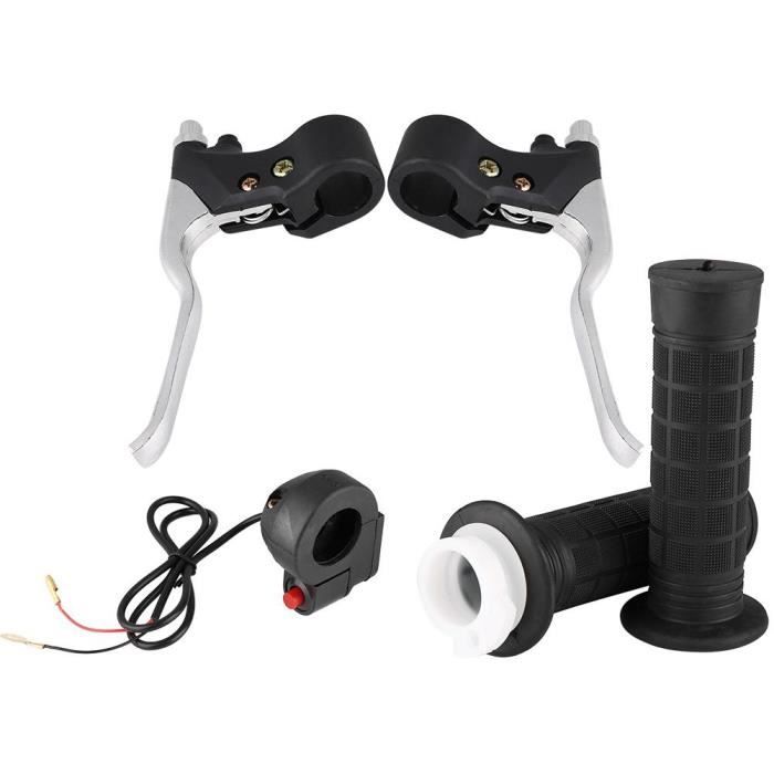 Paire de leviers de frein, poignées Kill interrupteur marche/arrêt Kit de leviers de frein d'accélérateur pour Pocket Bike Mini