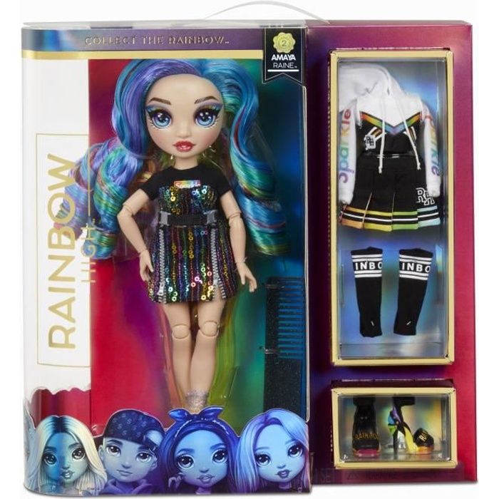 Rainbow High - Poupée Mannequin 28cm - Amaya Raine