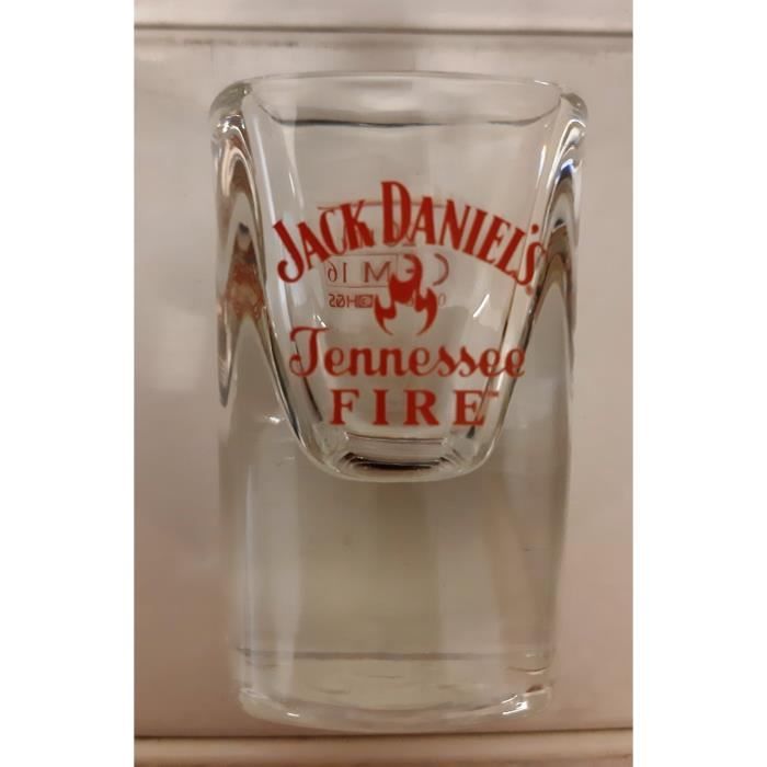 12x Jack Daniels Fire Verres a Shot (Shooters) 2cl