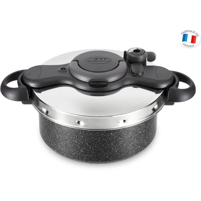 SEB P4605138 Autocuiseur Cocotte-minute Faitout CLIPSOMINUT' ULTRA RESIST - 5 L - Tous feux dont induction - Fabrication française -