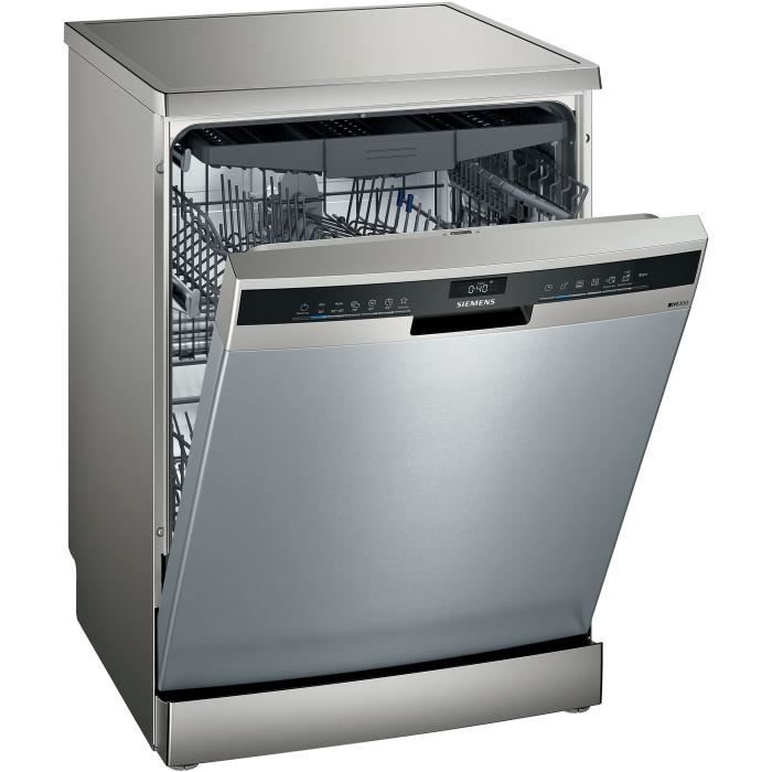 Lave-vaisselle pose libre SIEMENS SN23EI14CE iQ300 - 13 couverts - Induction - L60cm - 44dB - Inox