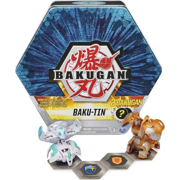 BAKUGAN - COFFRET DE 2 BAKUGAN MYSTERE BAKU-TIN SAISON 3 - 6060138 - Figurines à collectionner - Jeu de récré