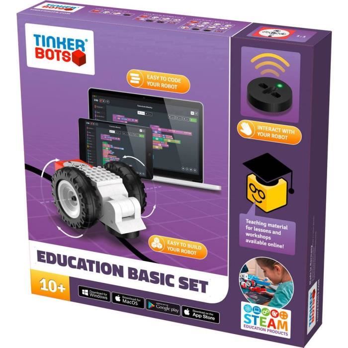 ROBOT MINIATURE - PERSONNAGE MINIATURE - ANIMAL ANIME MINIATURE - TINKERBOTS Kit robot Education Basic Set 00138