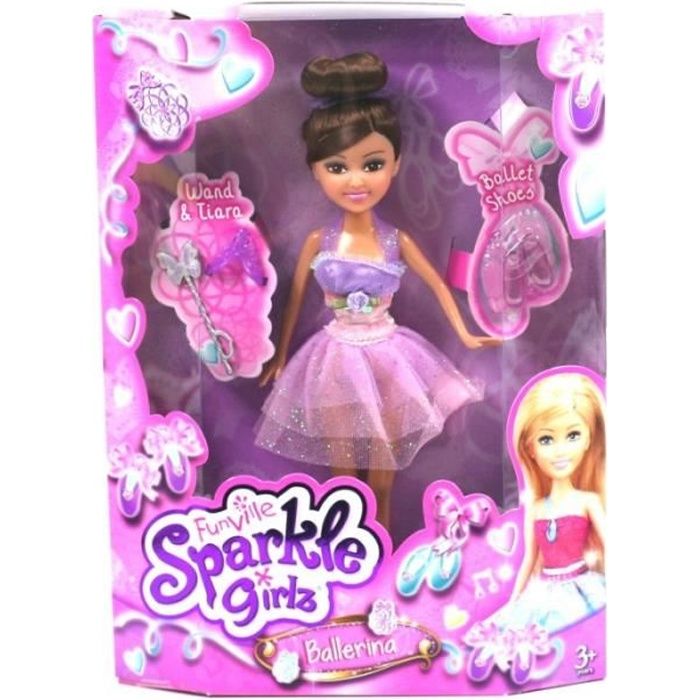 Poupée Ballerine avec Accessoires - Sparkle Girlz