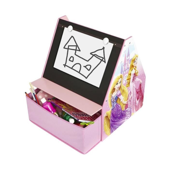 DISNEY PRINCESSES Meuble de Rangement et Pupitre - 2 en 1