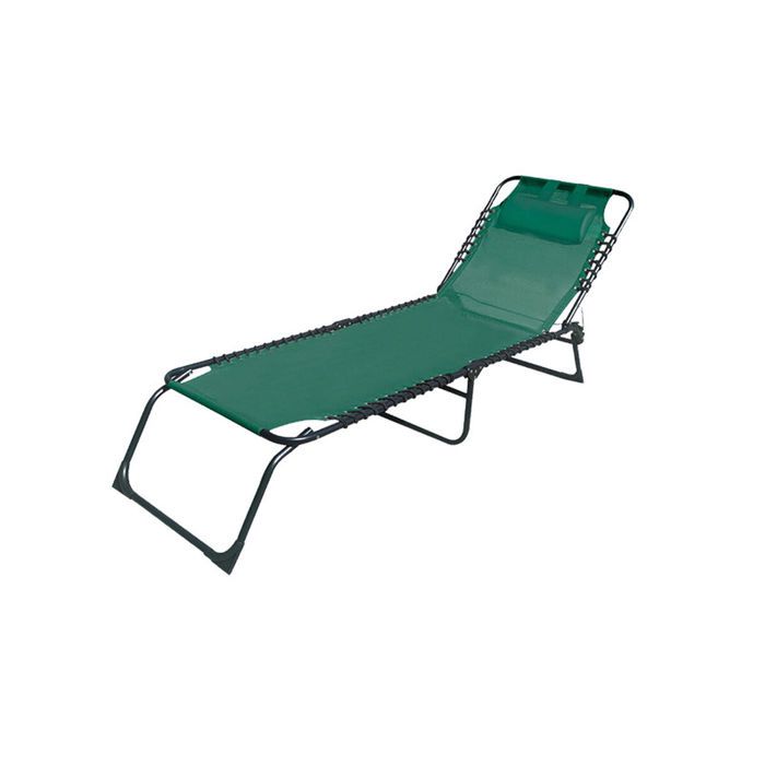 Chaise Longue Pliante Vert | Chaise Longue Jardin Exterieur 190 x 27 x 58 cm | Chaises Longues Pliantes Extérieur - Marbueno
