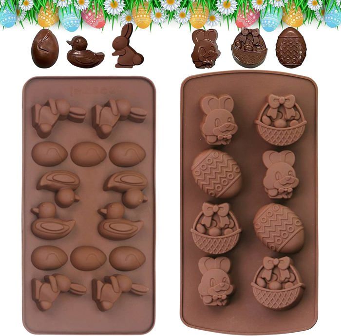 Lot de 3 moules en silicone pour Halloween, citrouille d'Halloween