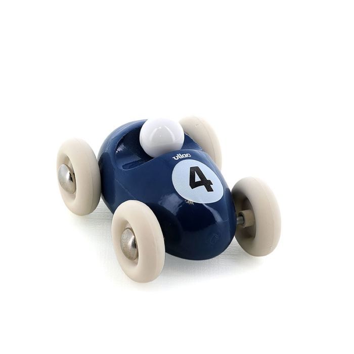 Mini roadster en bois - Vilac - Bleu nuit - 7 cm - Jouet pour enfants - Fabriqué en France