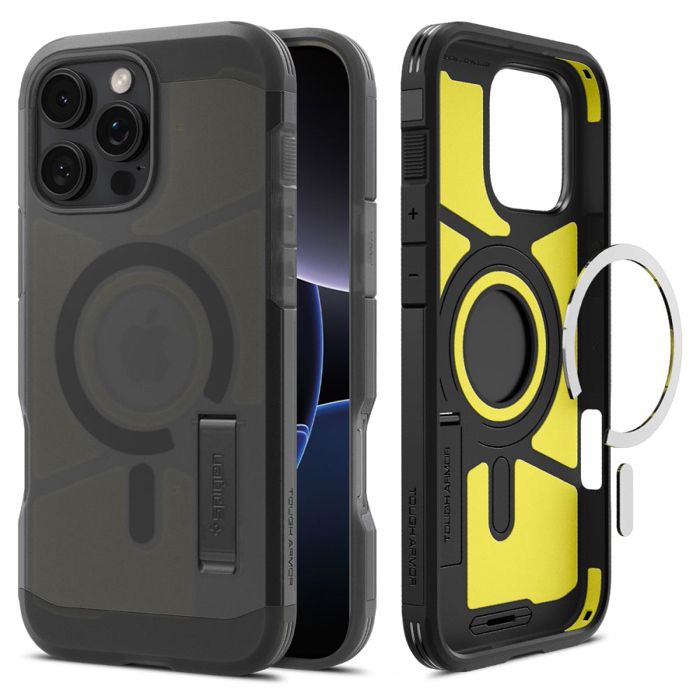 Coque Spigen Tough Armor MagSafe pour iPhone 16 Pro - Frost Black
