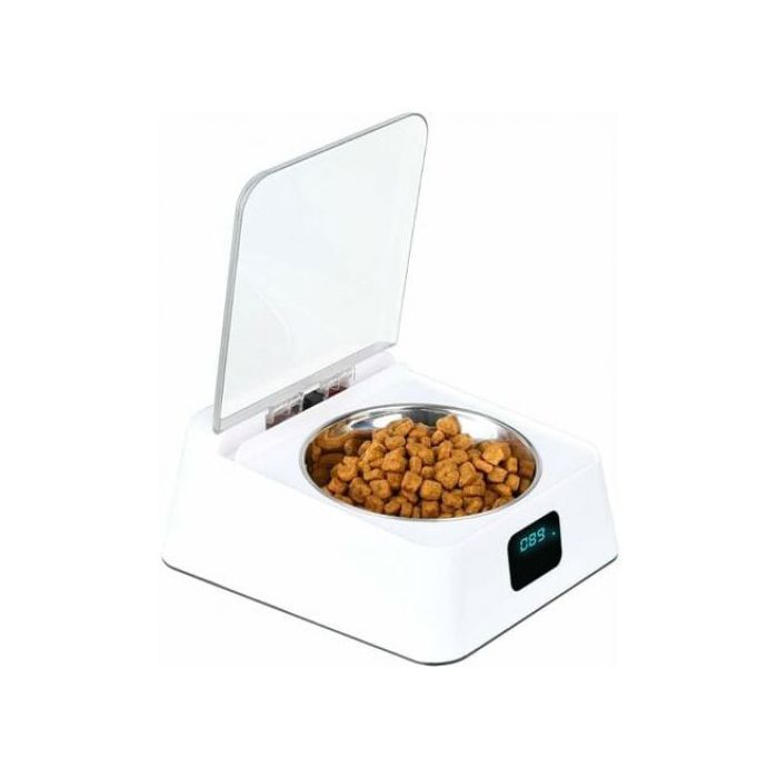 Gamelle à Capteur Infrarouge 330Ml Acier Inoxydable Couvercle à Ouverture/Fermeture Automatique Avec Cable De Chargement Usb
