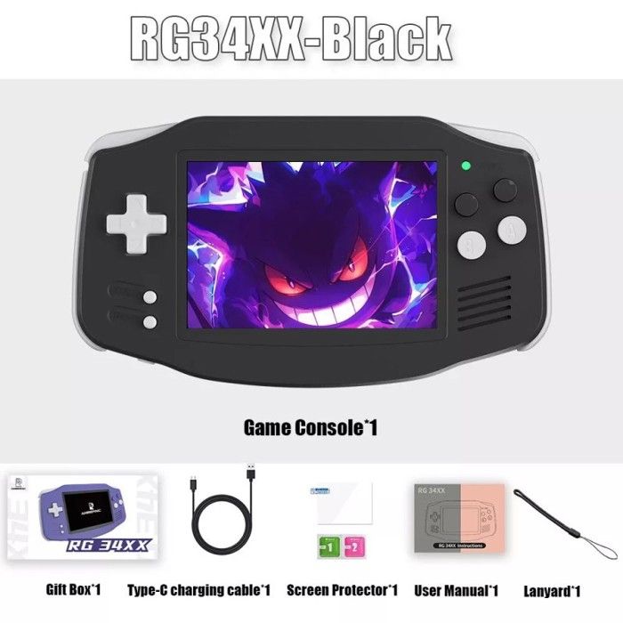 ANBERNIC RG 34XX Système Linux 64 bits avec plus de 5 000 jeux JEU VIDEO CONSOLE RETRO - vue 2