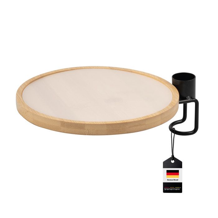 bremermann Assiette à plantes supplémentaire pour étagère à fleurs télescopique 61087 noir