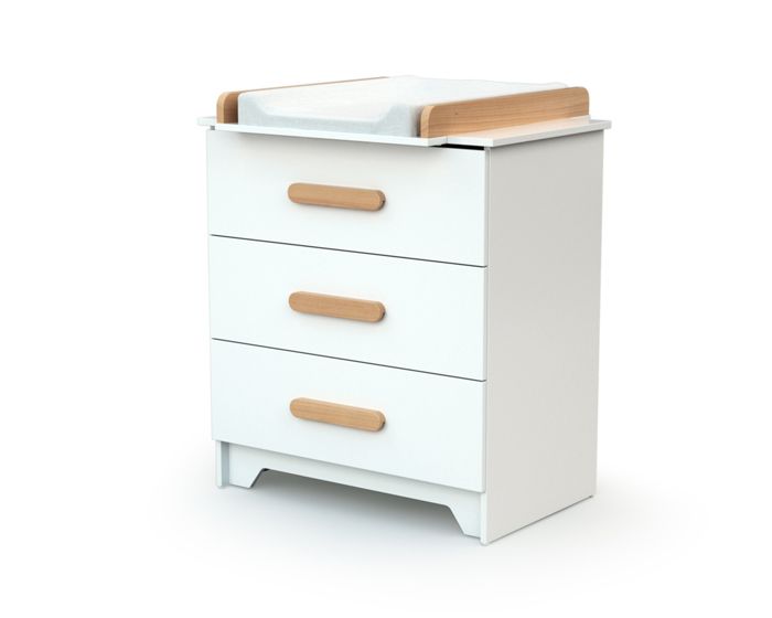 At4 Commode Gavroche Bois Et Blanc Achat Vente Table A