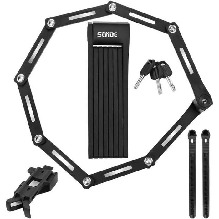 SenluKit Antivol de vélo - Niveau de sécurité très haut niveau 5