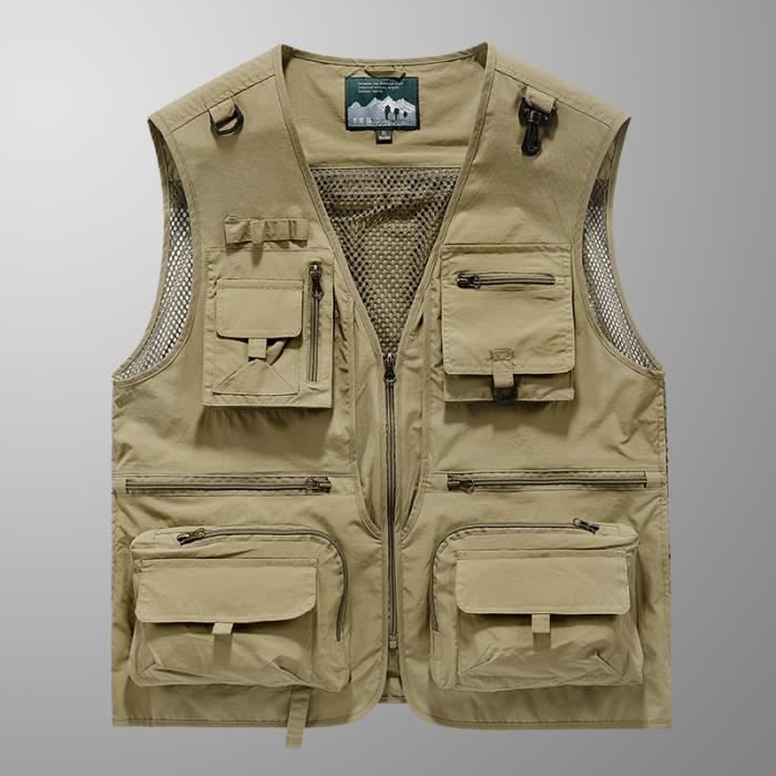 Gilet de pêche Casual Outdoor Work Safari Fishing Travel