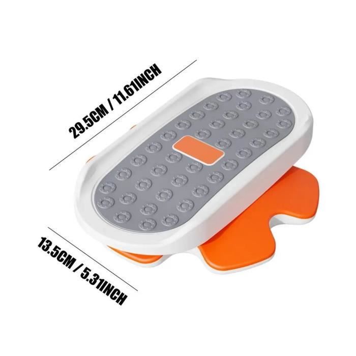 Stepper D'escalier Avec Bandes De Résistance Sportsroyals - Blanc/bleu, écran LCD, Pour Fitness Intérieur