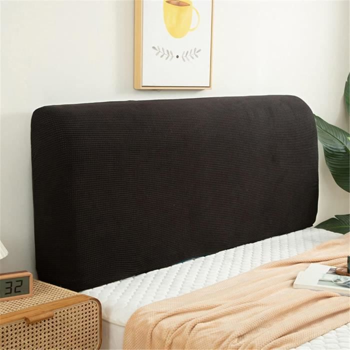 Housse De Tête De Lit Élastique - Protection Anti-poussière Rembourrée, Tissu Stretch Doux, Tailles 150 à 220 Cm