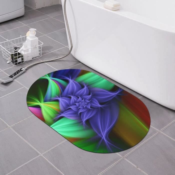 Tapis De Bain En Pierre De Diatomite Tapis De Bain Incurvé À Séchage Rapide Pour Douche Tapis De