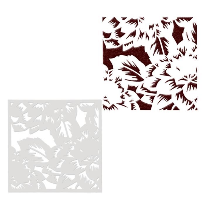 Vak Plastique Décoration En Pâte à Sucre Fondant Gâteau Pochoir, Fleur