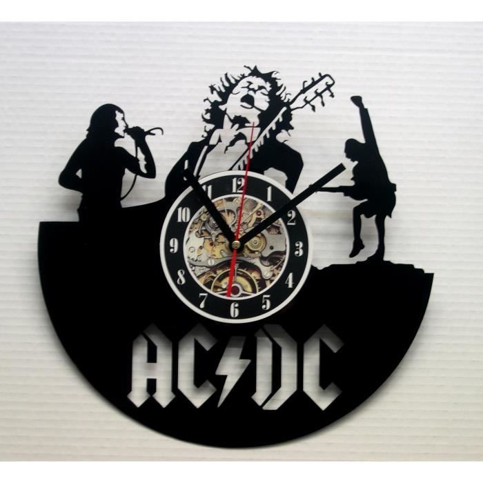 Horloge Pendule Ac Dc Acdc Hard Rock Cdiscount Maison