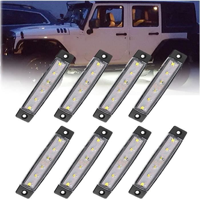 Pack De 8 Luces LED Naranjas De Posición Laterales 12V Para Camión, Caravana O Remolque – Autonet L0031, Homologadas E13
