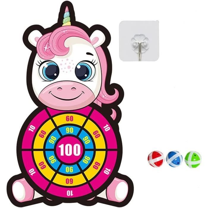 40 Balles Collantes Prmape - Jeu De Lancer Enfants, 8 Couleurs, 3.4cm Pour Cible En Tissu