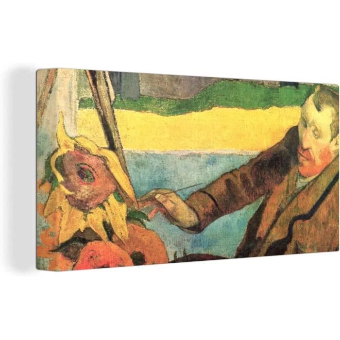 O2234 Toile Le peintre du tournesol Vincent van Gogh Decoration