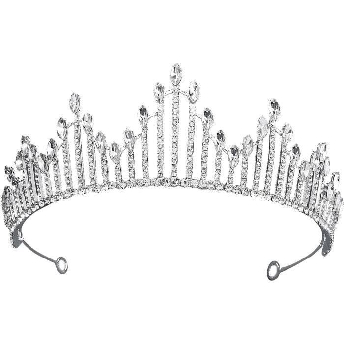 AOPRIE Couronne D'anniversaire Pour Femme - Diadème D'anniversaire - Or